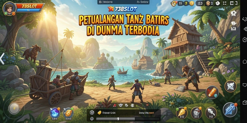 Tampilan gameplay mendebarkan dari dunia terbuka 738SLOT.