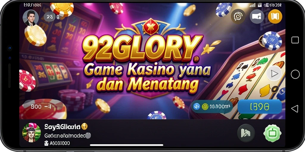 Screenshot utama 92GLORY menampilkan permainan kasino yang mendebarkan.