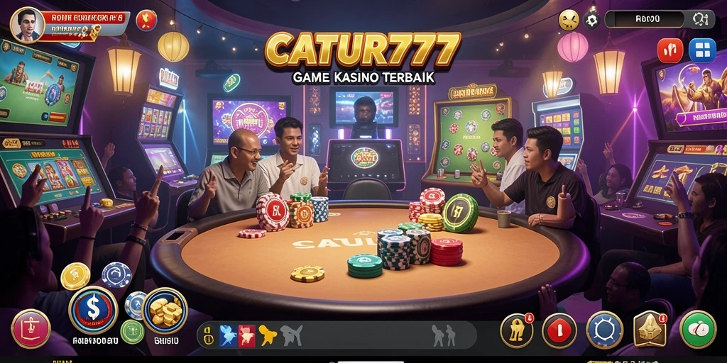Tampilan menarik dari gameplay <strong>CATUR777</strong> menunjukkan keseruan permainan Kasino.