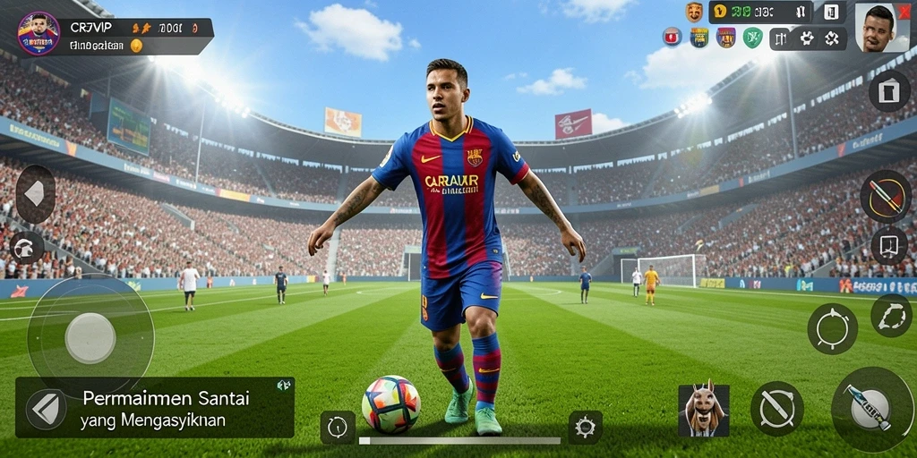 Screenshot gameplay CR7VIP yang menarik dan interaktif.