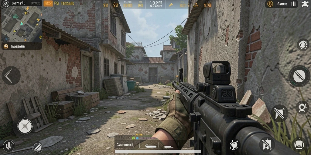Tampilan mendebarkan dari gameplay IN22 dengan aksi FPS yang luar biasa.