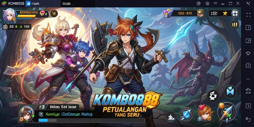 Menampilkan gameplay seru dan karakter Anime yang unik.