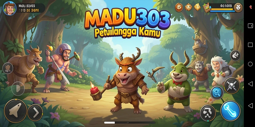 Gameplay mendebarkan penuh eksplorasi dan tantangan di MADU303.