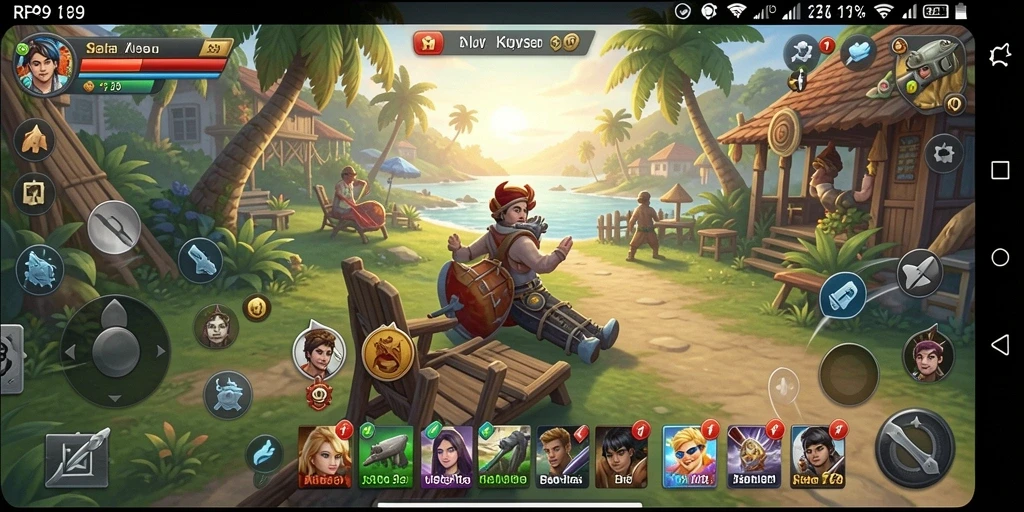 Tampilan gameplay seru di RP99 dengan level yang menantang.