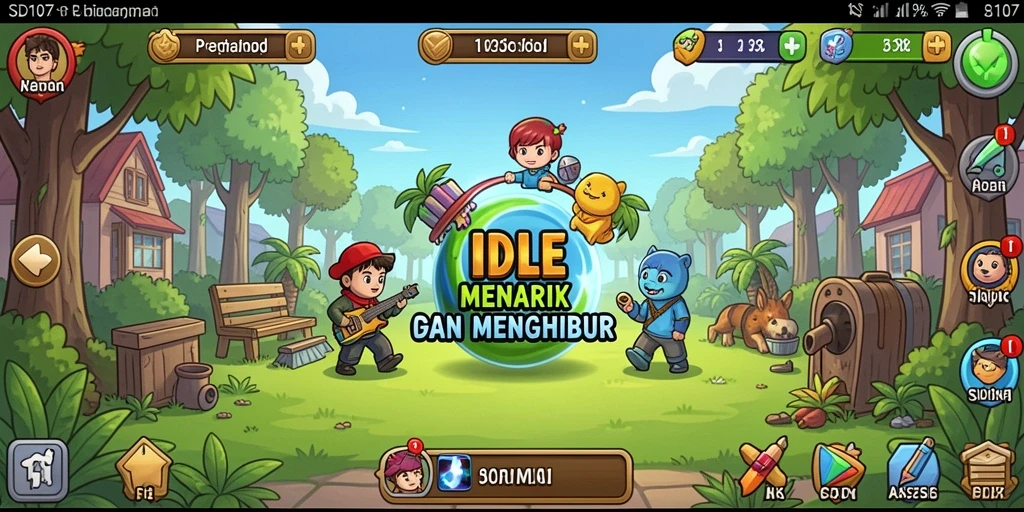 Tampilan gameplay SD107 yang menarik dan seru.
